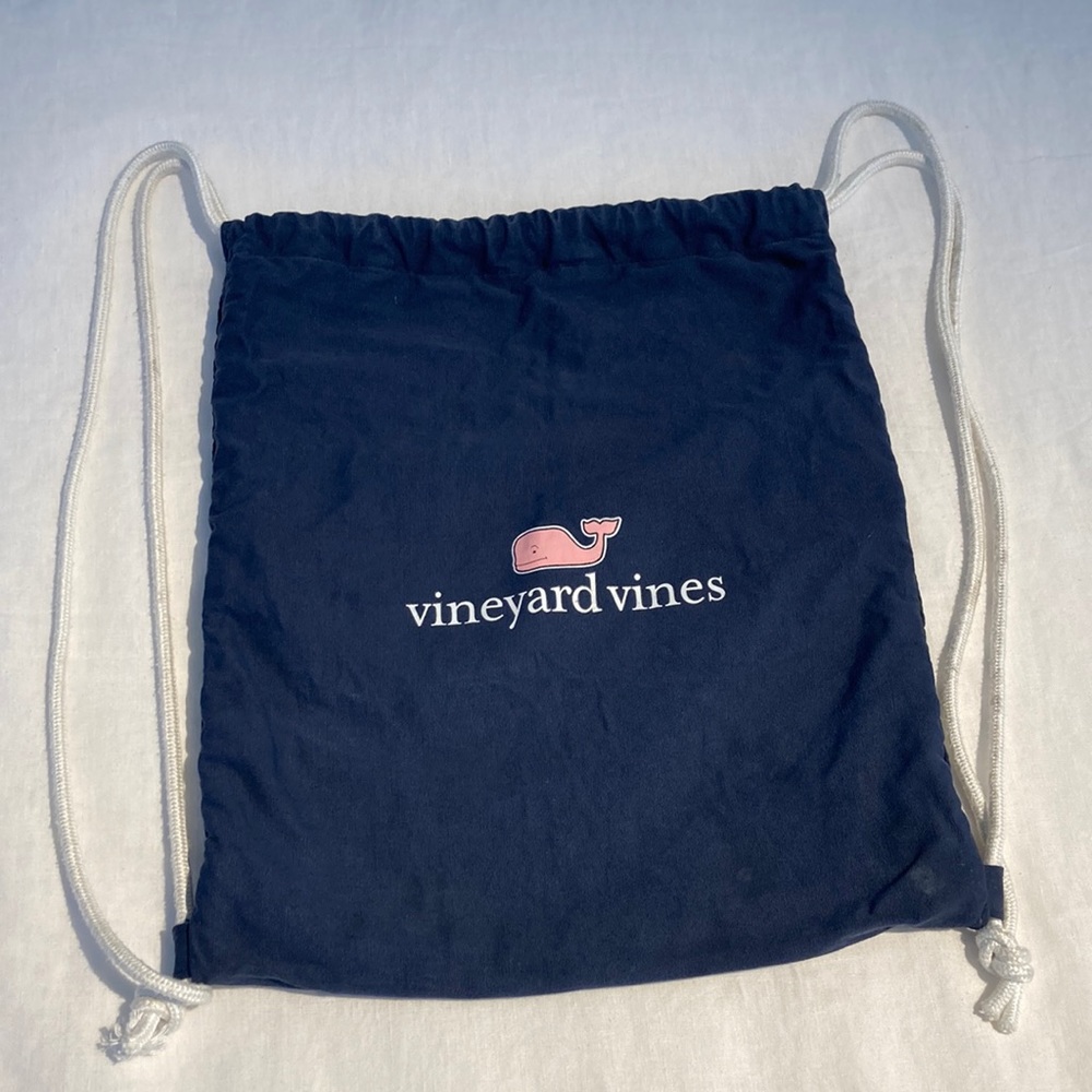 Vineyard vines reversible thick canvas backpack half marathon at pebble beach